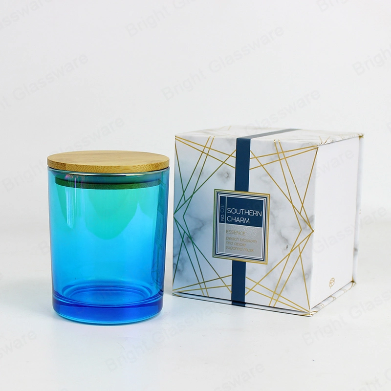 Square Rigid Cardboard Paper Flip Top Magnetic Candle Gift Boxes