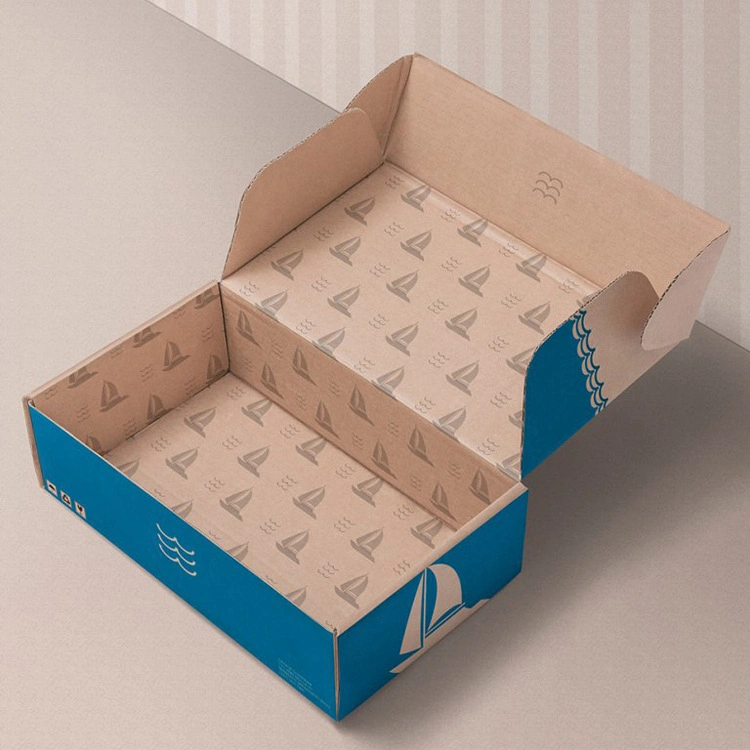 China Wholesale Personalised Ecommerce Postal Cardboard Paper Packaging Box 100% Recyclable Paper Corrugated Mailer Box with Logo