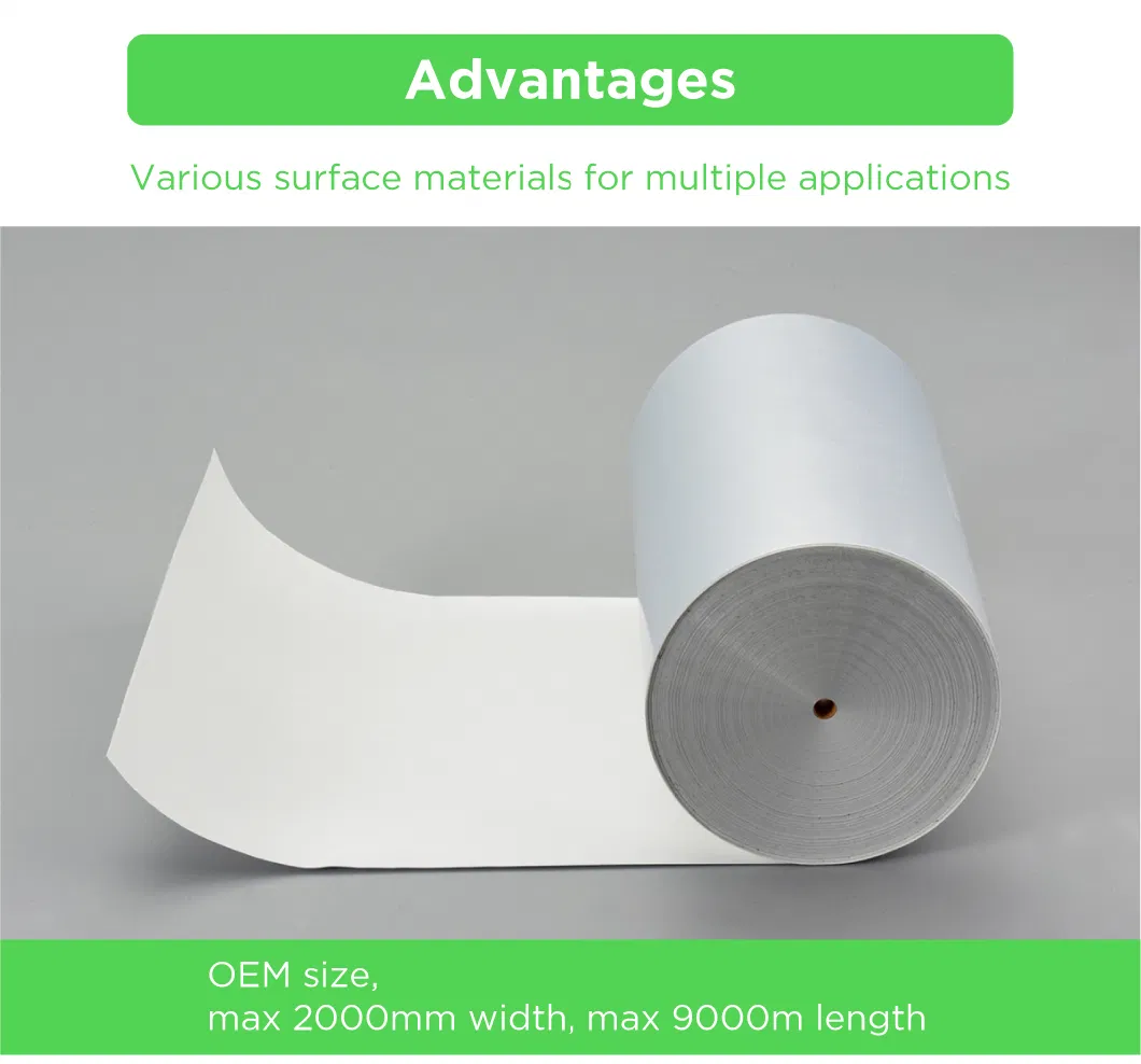 Matt silver PET coating Price Tags china wholesale economic jumbo roll