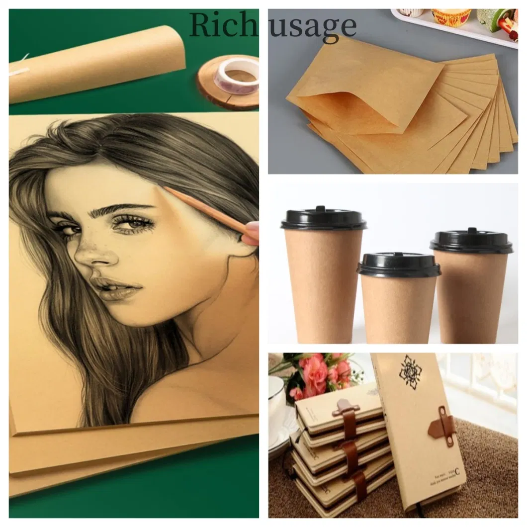 DIY Crafts, Gift Packaging or Gift Box Packaging Use Brown Kraft Packing Paper