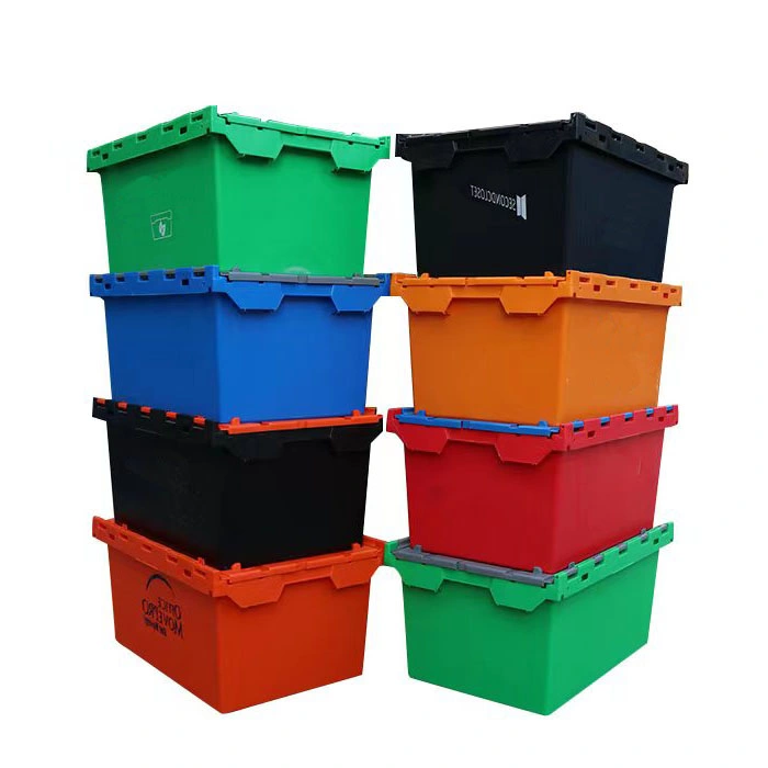 Logo Color Nesting and Stacking Plastic Moving Box for Moving Company