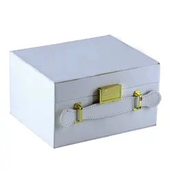 Custom PU Leather Wood Single Bottle Luxury Wooden Wine Box