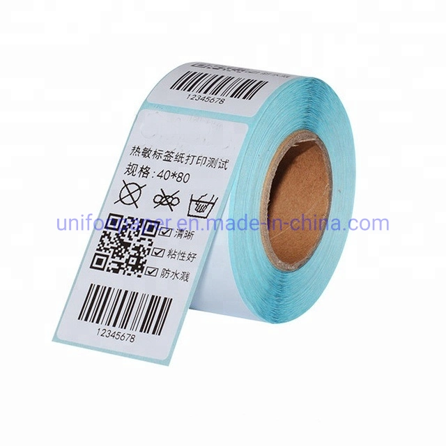 Accept Custom Order and Waterproof Feature Blank Zebra Thermal Sticker Label