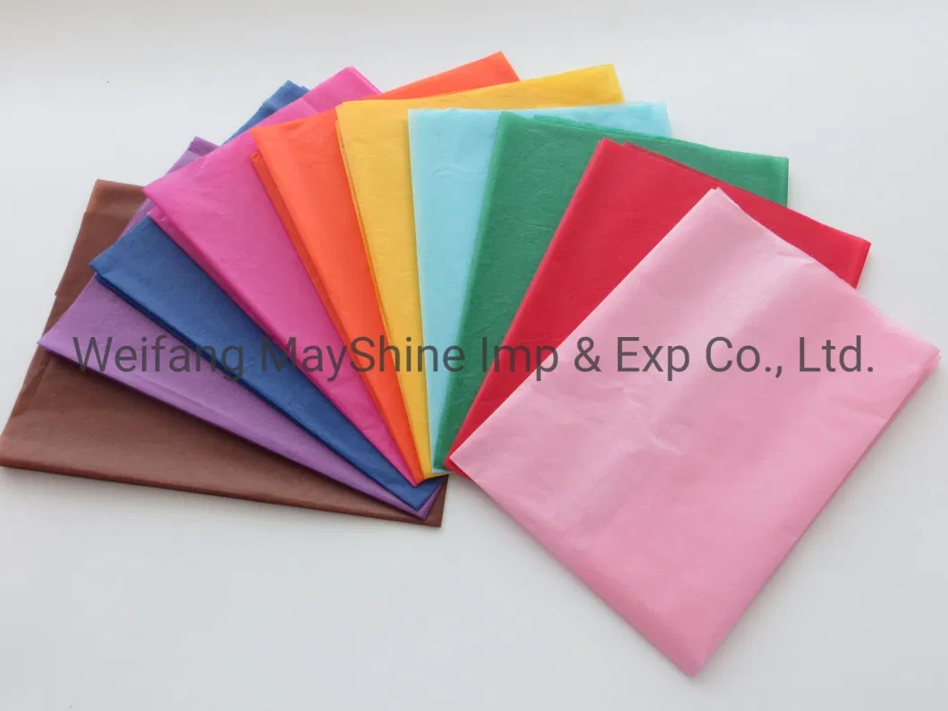 Biodegradable FSC Colorful Tissue Paper Gift Wrapping