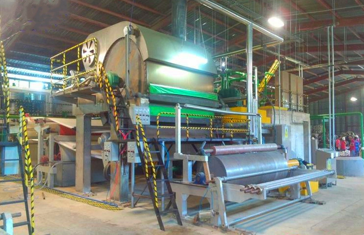 Paper Mill Plant Manufacturing Rice Straw Wood Bamboo Waste Paper Recycle Pulp Parent Paper Roll Facial Napkin Kitchen Tissue Toilet Paper Making Machine