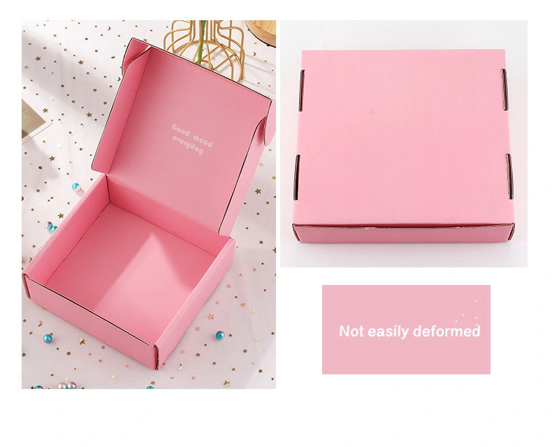 Wholesale Pink Shipping Small Packing Subscription Mailer High Quality Custom Cardboard Mail Custom Made Aircraft Corrugated Box