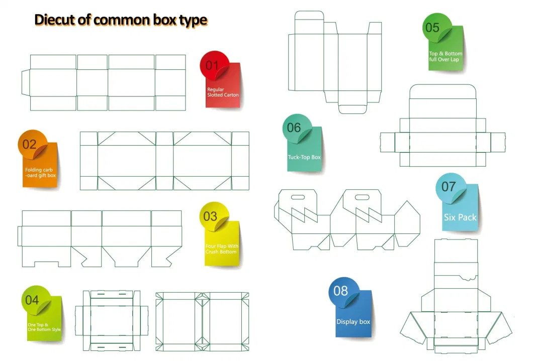 Top Hanger Small Corrugated Packaging Box