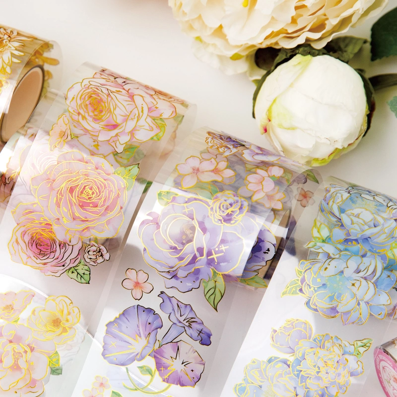 Wholesale Cute Diary Decorative Label DIY Adhesive Vinyl Waterproof Washi Tape