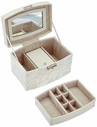 2022 New Large-Capacity Portable Leather Jewelry Storage Box