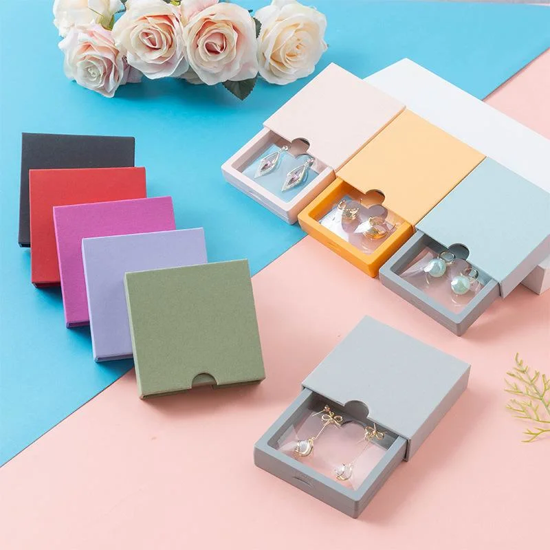 Wholesale Anti-Oxidation Jewelry Box Earrings Packing Box for Bracelet Paper Gift Box