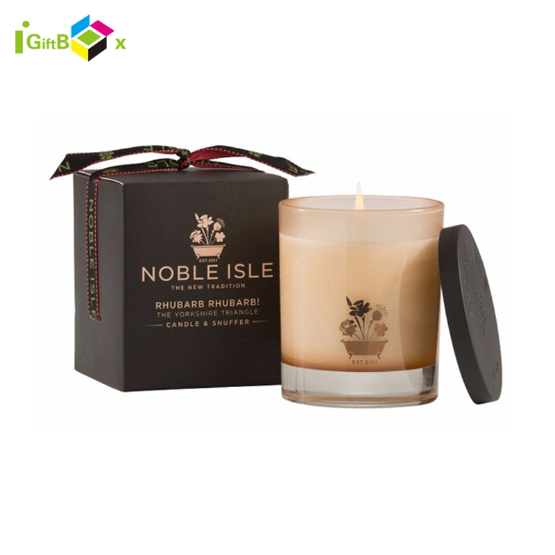 Custom Hot Stamping Printed Candle Box Rigid Incense Gift Box