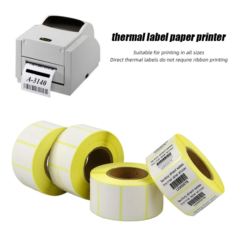 Hot Sale Blank Sticker Paper Roll Waterproof Thermal Label Sticker Rolls