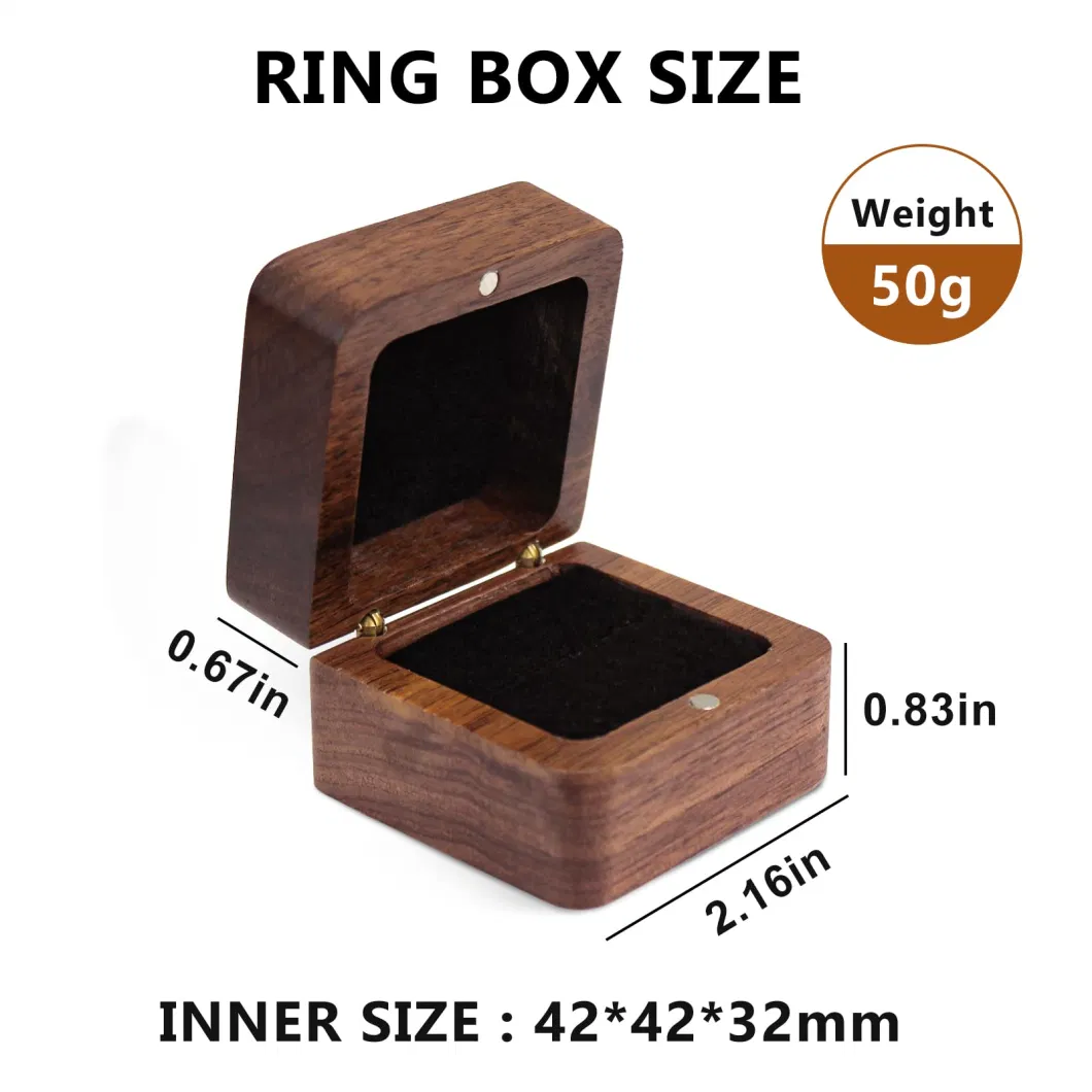 Eco-Friendly Engraved Bamboo Jewelry Gift Box