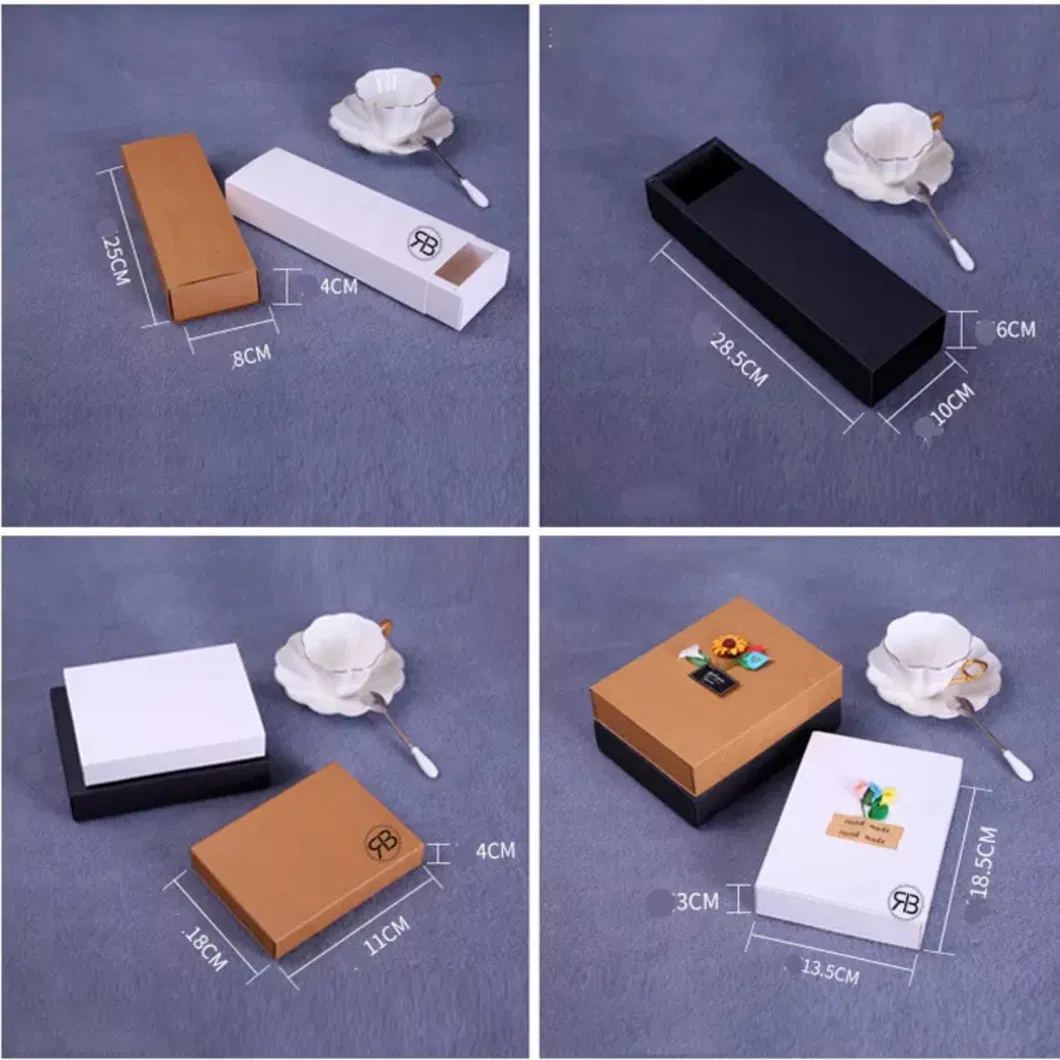 Luxury Gift Style Custom Small Kraft Paper Cardboard Soap Mystery Packaging Box