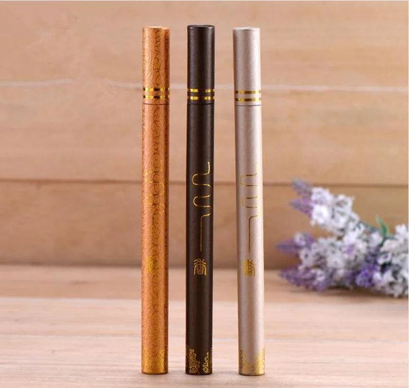 Wholesale Natural Eco Friendly Kraft Incense Stick Paper Tube Packaging Container