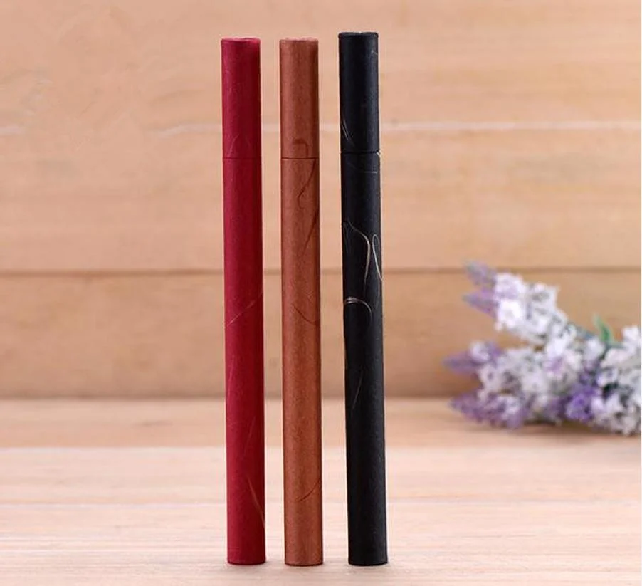 Wholesale Natural Eco Friendly Kraft Incense Stick Paper Tube Packaging Container