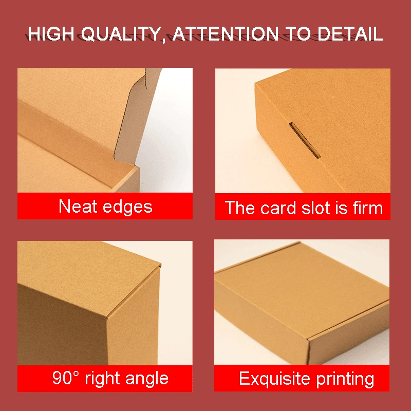 Custom Size Logo Shipping Boxes Gift Packaging Shipping Mailer Box Corrugated Cardboard Boxes