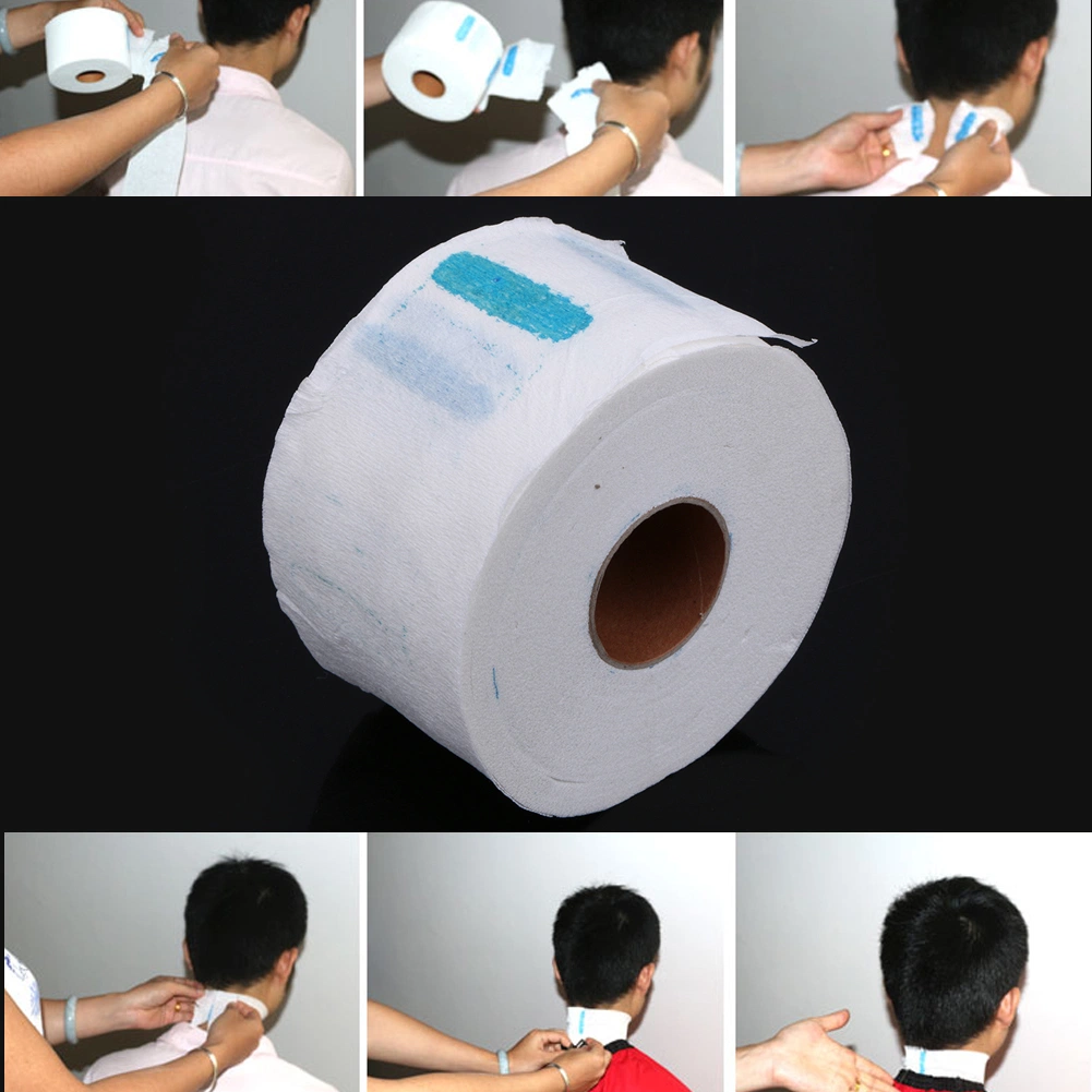 The Hairdressing Disposable Tissue Neck Paper with Neck for Barber Ruffles Paper