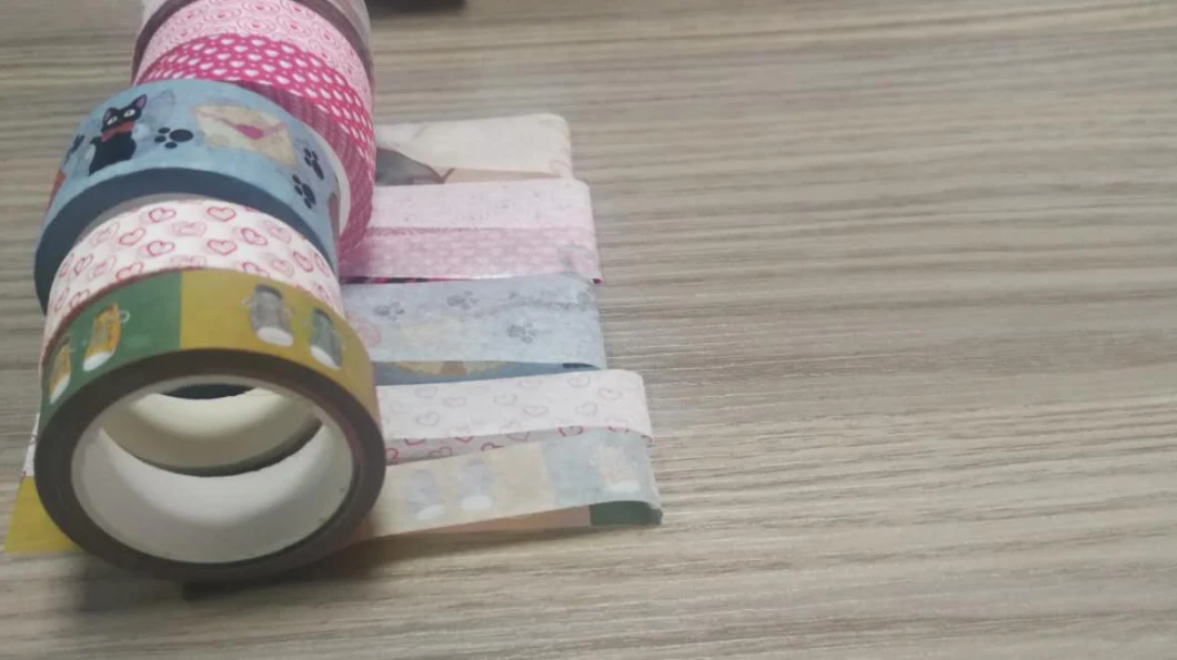 Wholesale Price Single-Sided Rubber Waterproof Washi Paper Tape