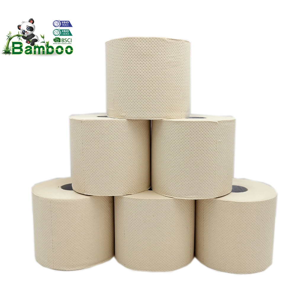 Wholesale Eco-Friendly Biodegradable 2/3/4ply Bamboo Toilet Tissue /Regenerated Toilet Paper