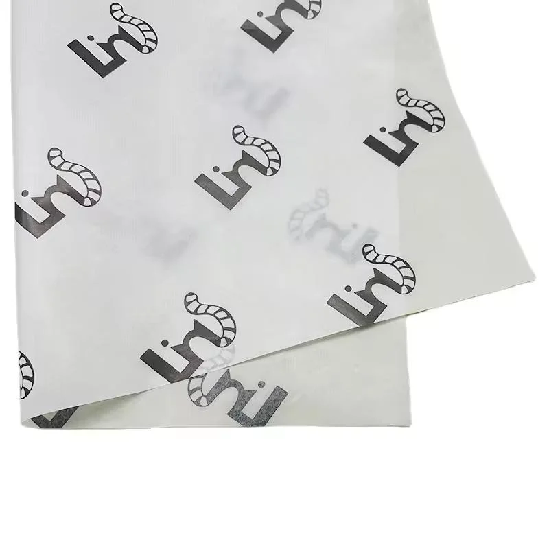 17GSM Recycled Custom Shoes Clothing Packaging Wrapping Silk Tissue Paper with Logo