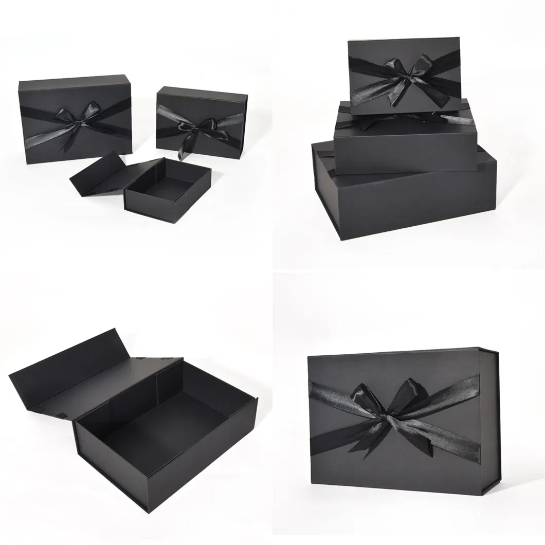 Customize Size and Colour Book Shape Style Gift Boxes with Ribbon