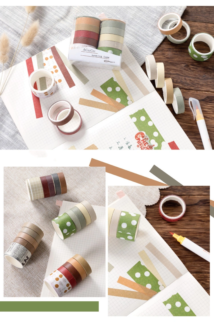 Custom Wholesale Cute Washi Masking Paper Tape Japanese Washi Tape