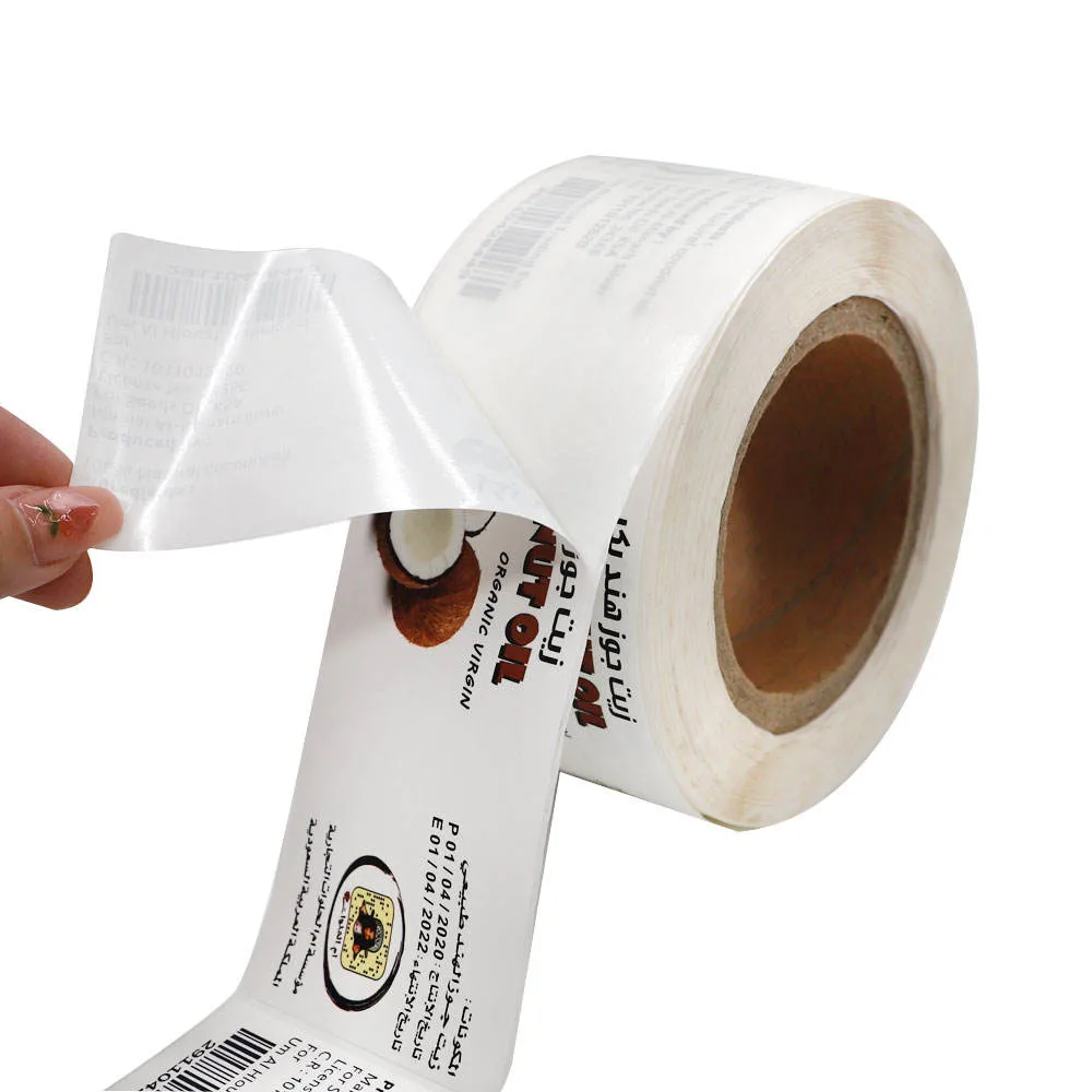 Hot Sale Blank Sticker Paper Roll Waterproof Thermal Label Sticker Rolls