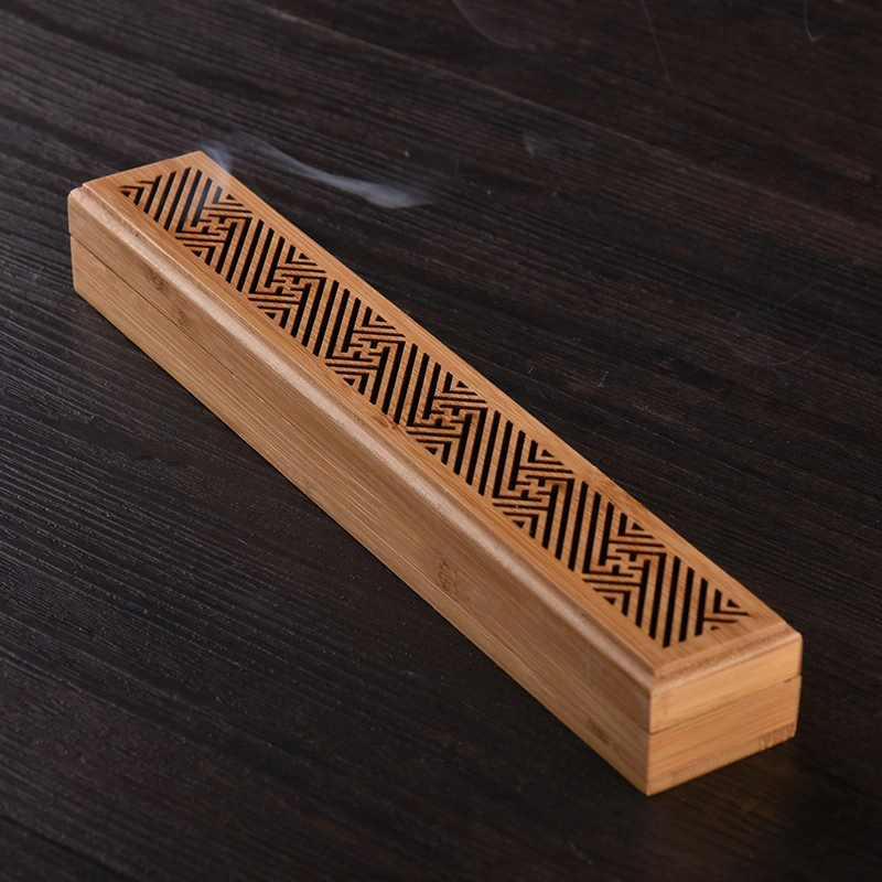 Custom Engraved High Quality Home Office Handmade Joss Stick Box Incense Burner