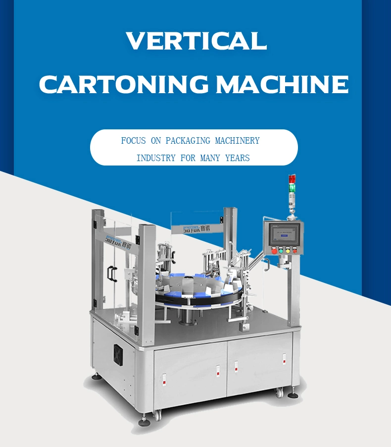 Multi-Functional Bulk Snacks Vertical Box Packing Cartoning Machine Automatic Cakes Biscuits Box Filling Machine