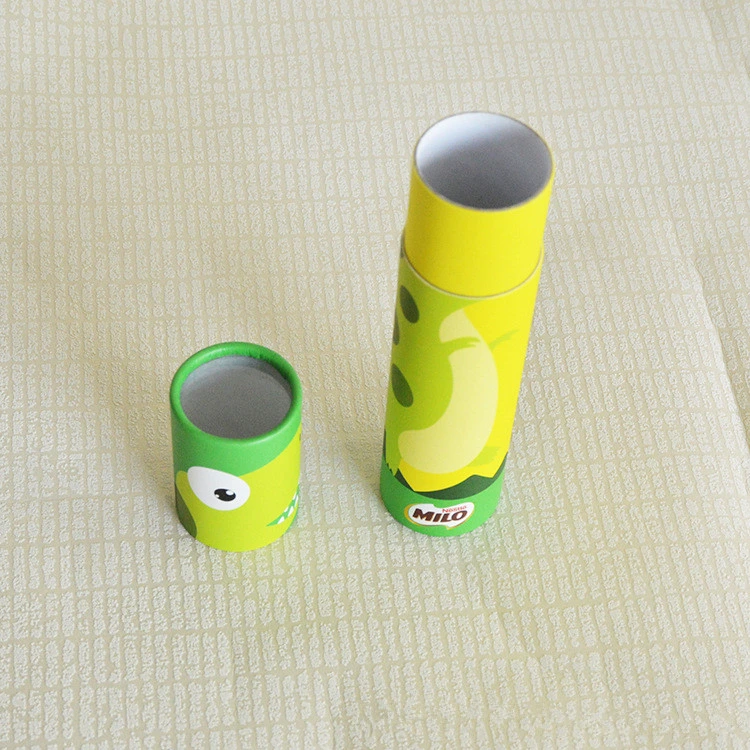 Custom Colorful Thin Long Cylinder Tube Small Cardboard Incense Stick Packaging Box