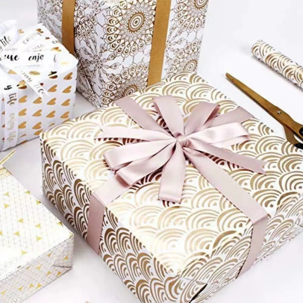 Luxury Design Customize Logo Clothing Wrapping Tissue Paper, Flower Paper Gift Paper, Shoes Paper