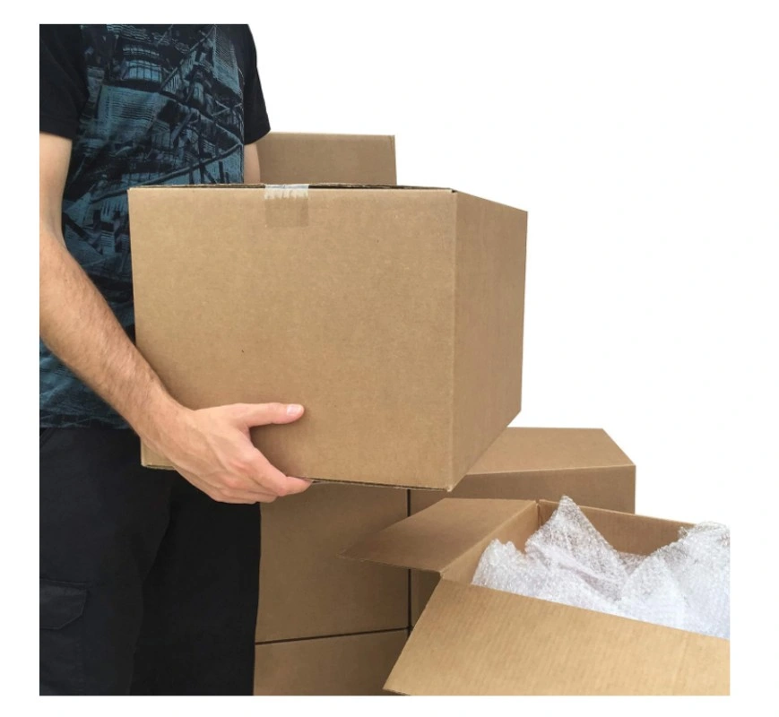 Basic Corrugated Paper Box for Shipping Cardboard Moving Boxes