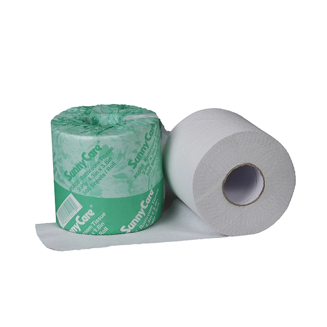 Eco-Friendly Plastic-Free Packaging Tissue Bamboo Pulp Toilet Paper