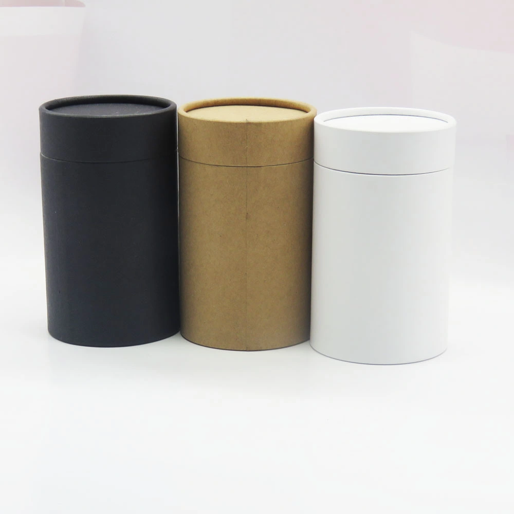 Custom Cylinder Belt Gift Box Kraft Paper Vintage Packaging Box Gift Box Wholesale