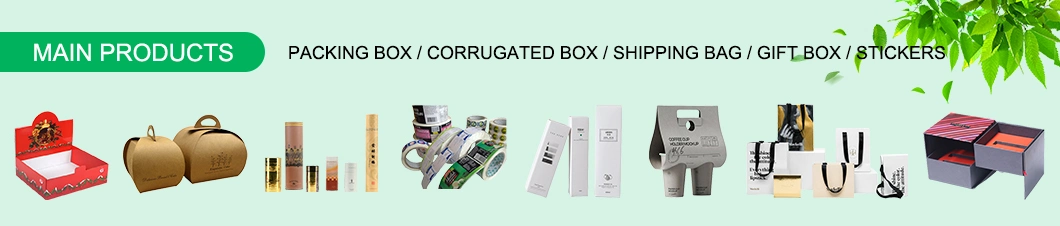 Custom Rigid Cardboard Box Wholesale Large Box with Rope for Tea/Food/Dried Goods/Seafood