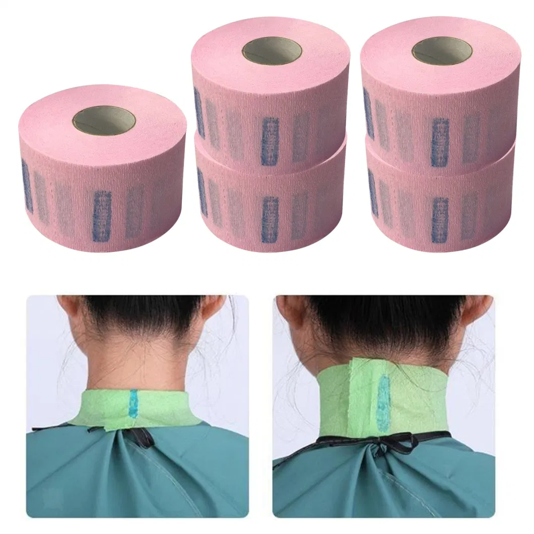 The Hairdressing Disposable Tissue Neck Paper with Neck for Barber Ruffles Paper