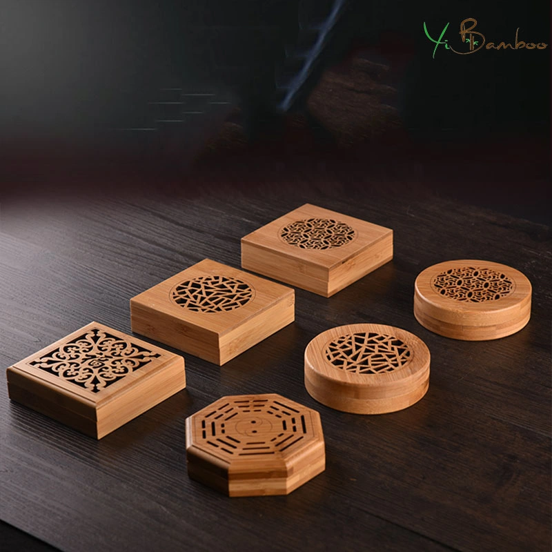 Custom Engraved High Quality Home Office Handmade Joss Stick Box Incense Burner