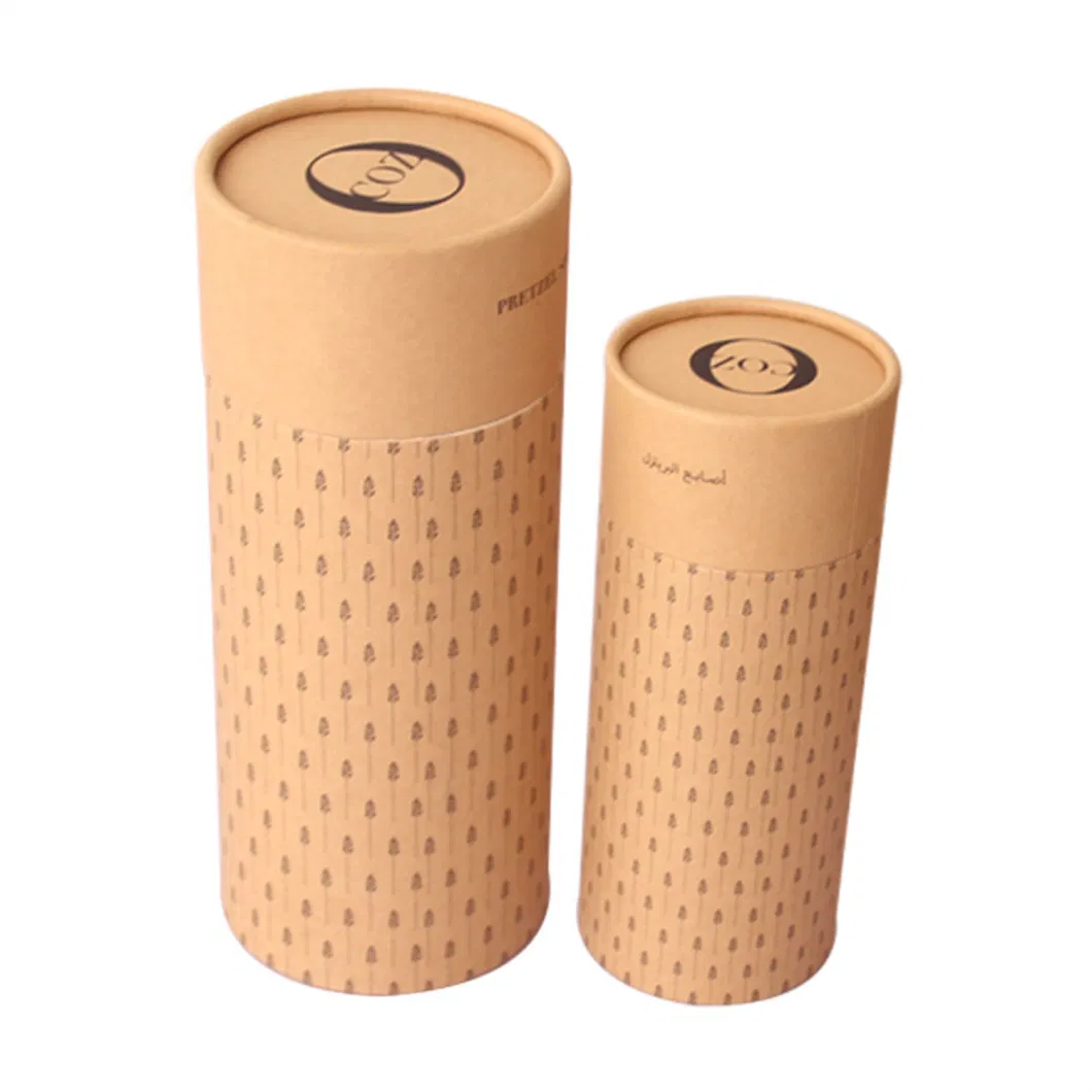 Wholesale Cheaper Custom Hotsale Cylinder Kraft Paper Round Box for Pen Empty Incense Cardboard Packaging Tube