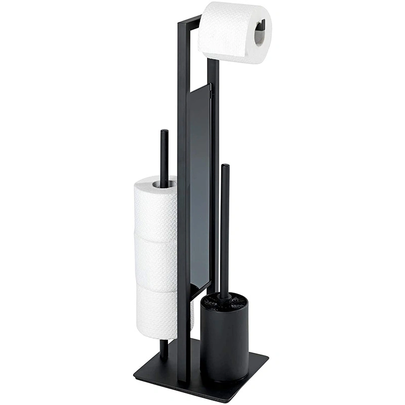 New Bathroom Free Standing Toilet Tissue Paper Roll Holder Stand