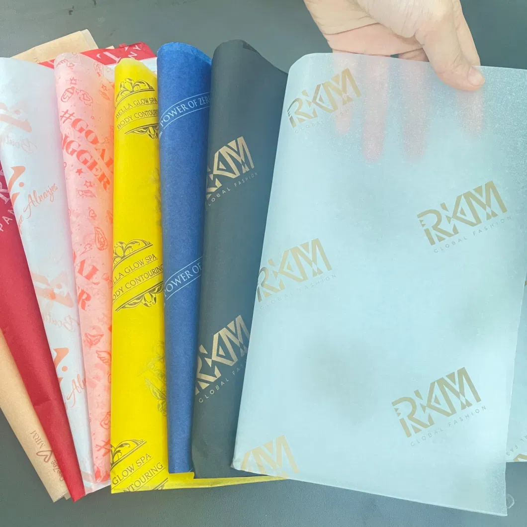 Custom Logo Recycled Tissue Paper for Packaging Shoes Clothing Wrapping Paper