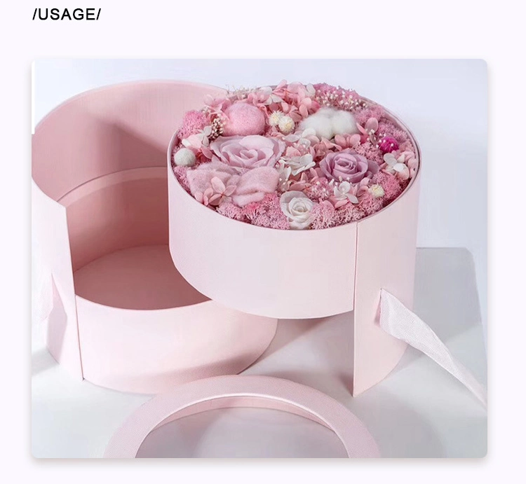 Round Box Large Round Gift Rigid Packaging Cardboard Box