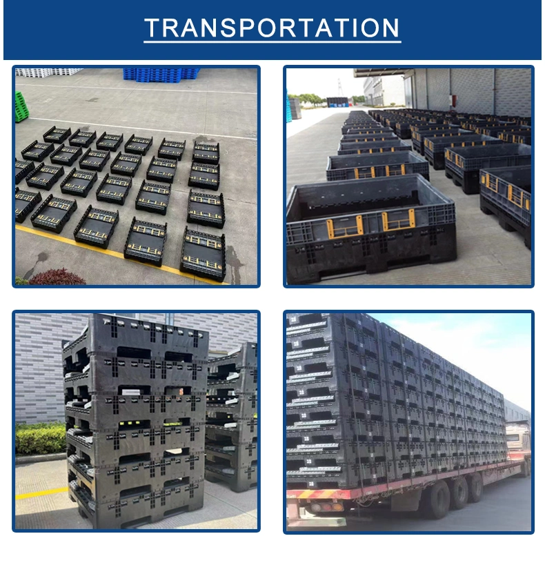 New Style HDPE Collapsible Shipping Pallet Stirage Box for Sale