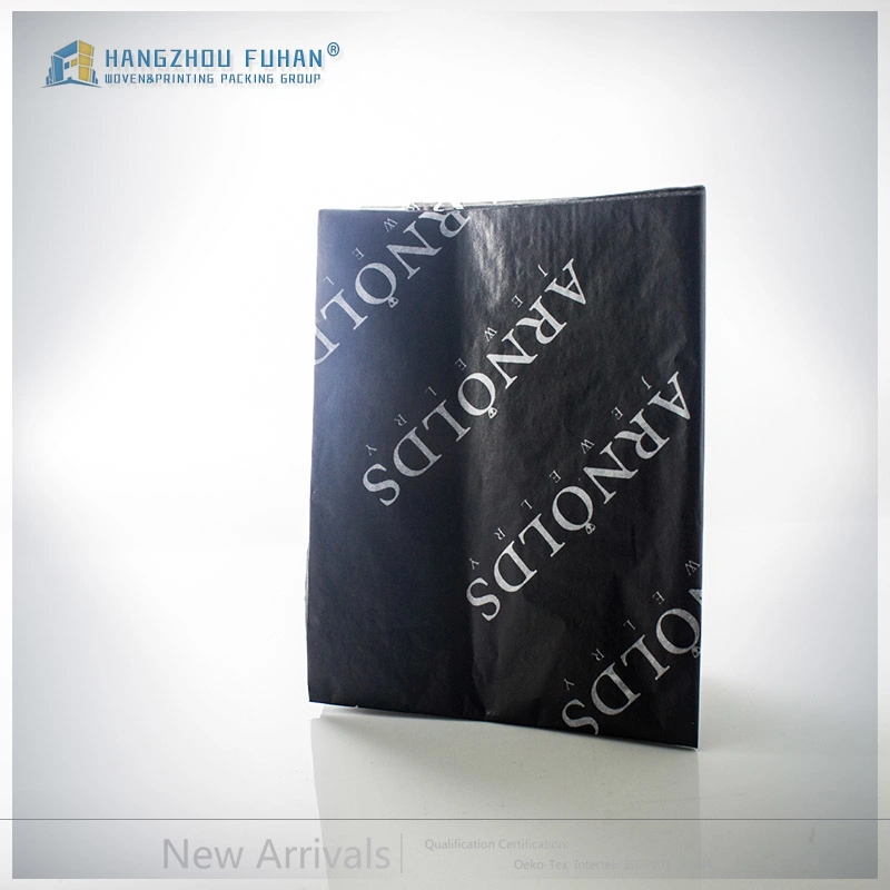 Luxury Black Foil Logo Custom Wrapping Tissue Paper