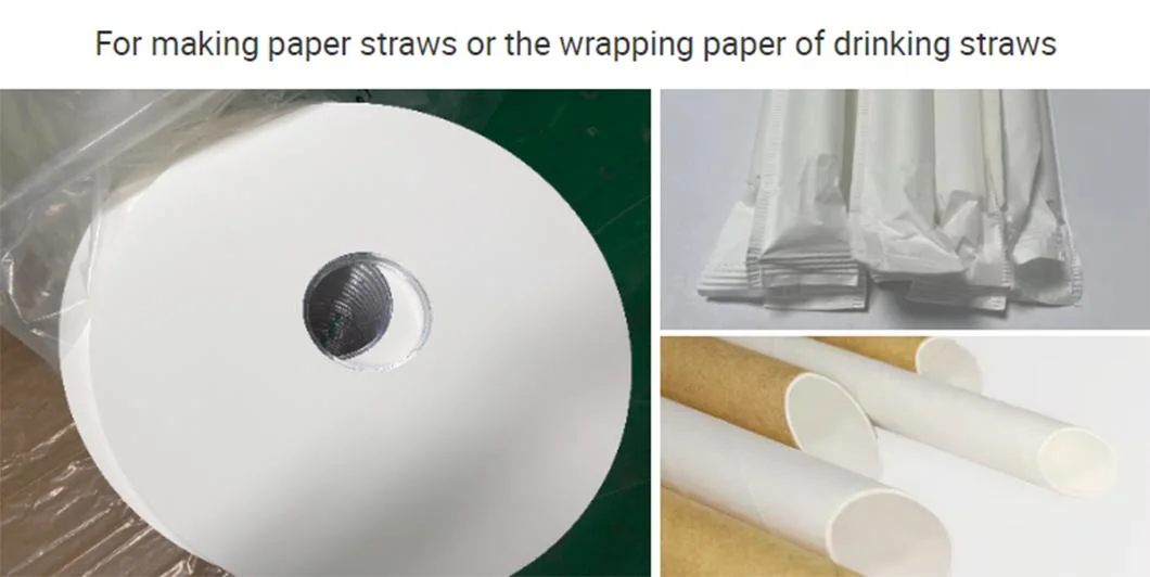 Wholesale Eco Friendly Drinking Straw Wrapping Paper for Making Paper Straw