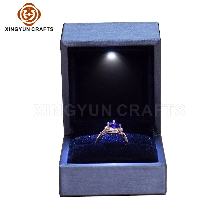 Customized Special Heart Shape Jewelry Packaging Box Popular Satin Jewel Display Storage Gift Box