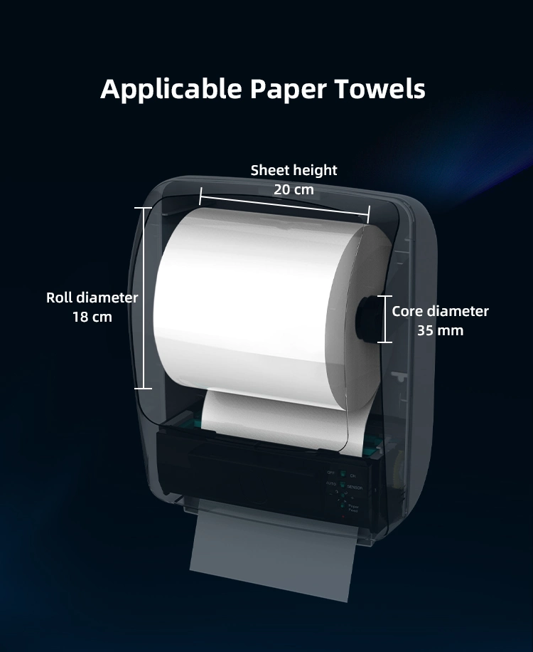 Svavo Sensor Automatic Hand Roll Tissue Dispenser for Public Toilet Automatic Paper Dispenser