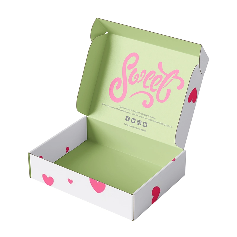 Customized in Black Small Corrugated Paper Shipping Boxes Custom Logo/Foldable Shipping Boxes