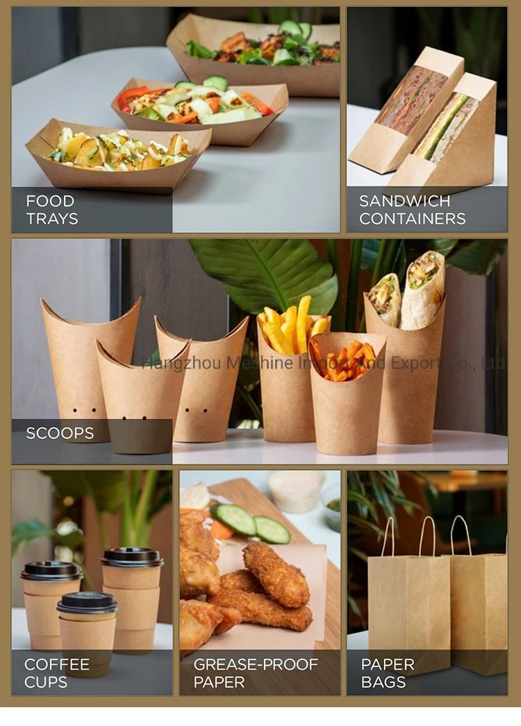 Customized Fried Chicken Takeaway Lunch Box Disposable Brown Kraft Paper Box Fast Food Packaging