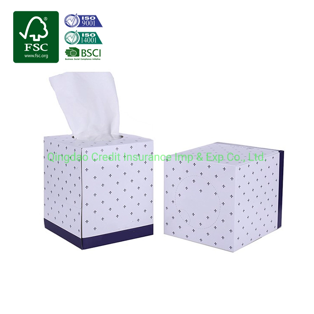 Biodegradable Tree-Free 2ply 3ply Wholesale Unbleached Bamboo Tisue Facial Tissue Paper Eco-Friendly